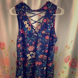 Floral midi dress